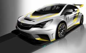 For customer racing: The new Opel Astra TCR racecar.