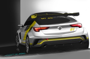 Powered by Opel: The new Astra TCR comes with a two-liter turbocharged engine with roughly 330 hp.